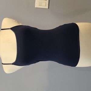 Small Navy Blue Ambiance Cami Tank with Adjustable Straps